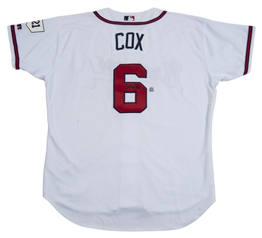2004 Bobby Cox Game Worn/Signed Atlanta Braves Jersey  (MLB Authenticated & JSA)